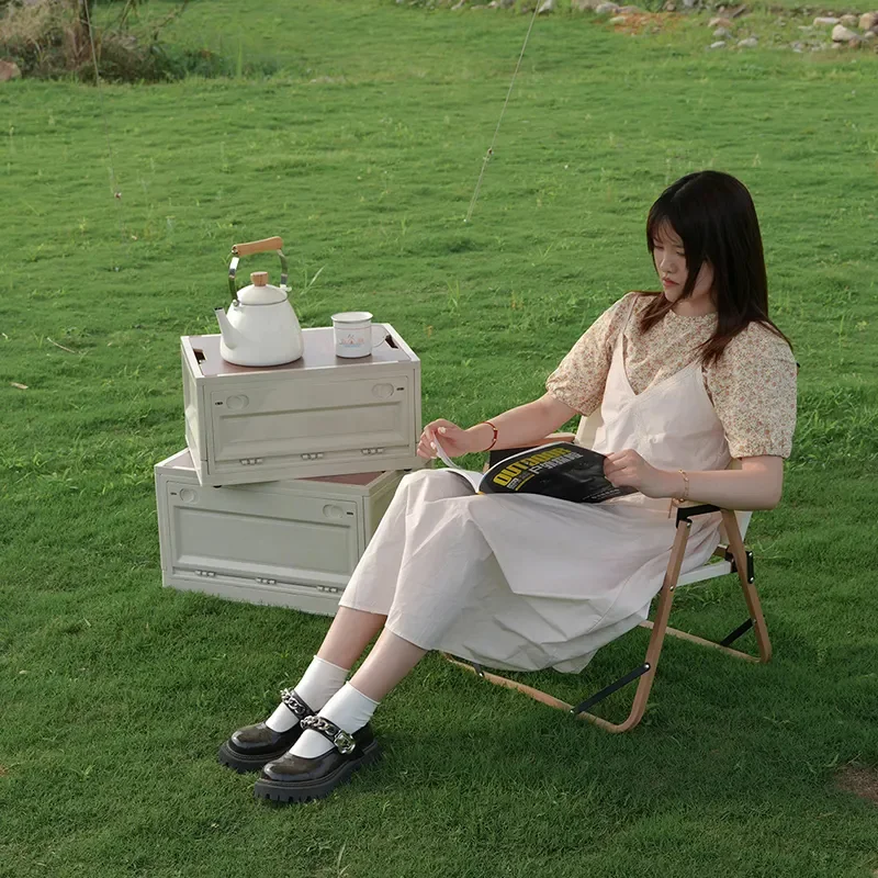 Deerland High Quality Light Weight Aluminium Kermit Chair Oxford Fabric with PU Coating Camping Folding Chair