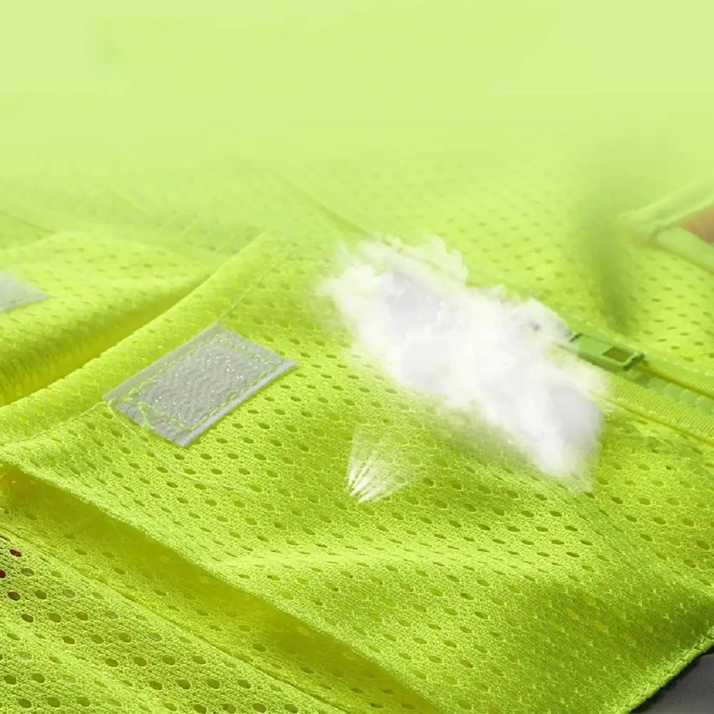 3m Tape Security Jacket for Men Safty Industrial Safety Reflective Molle Luminous Clothing Orange High Quality Reflective Vest