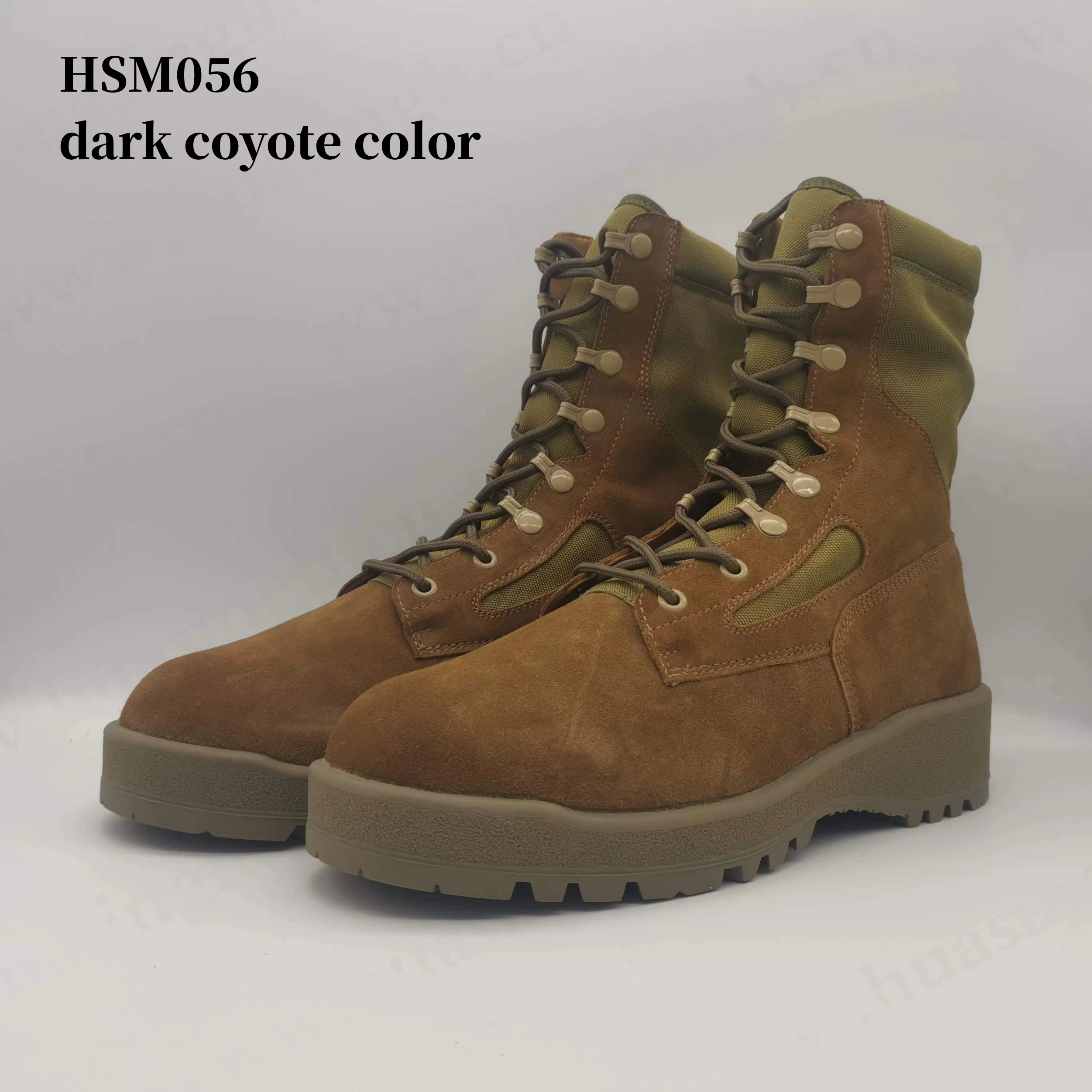 WCY,U.S.  strong grip outsole Belleville suede leather combat boots desert for USMC