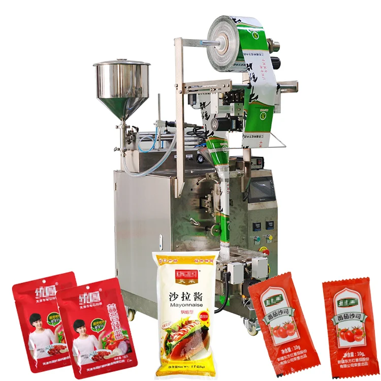 
Non - leakage liquid packaging machine is suitable for sauces/grease/drinks 