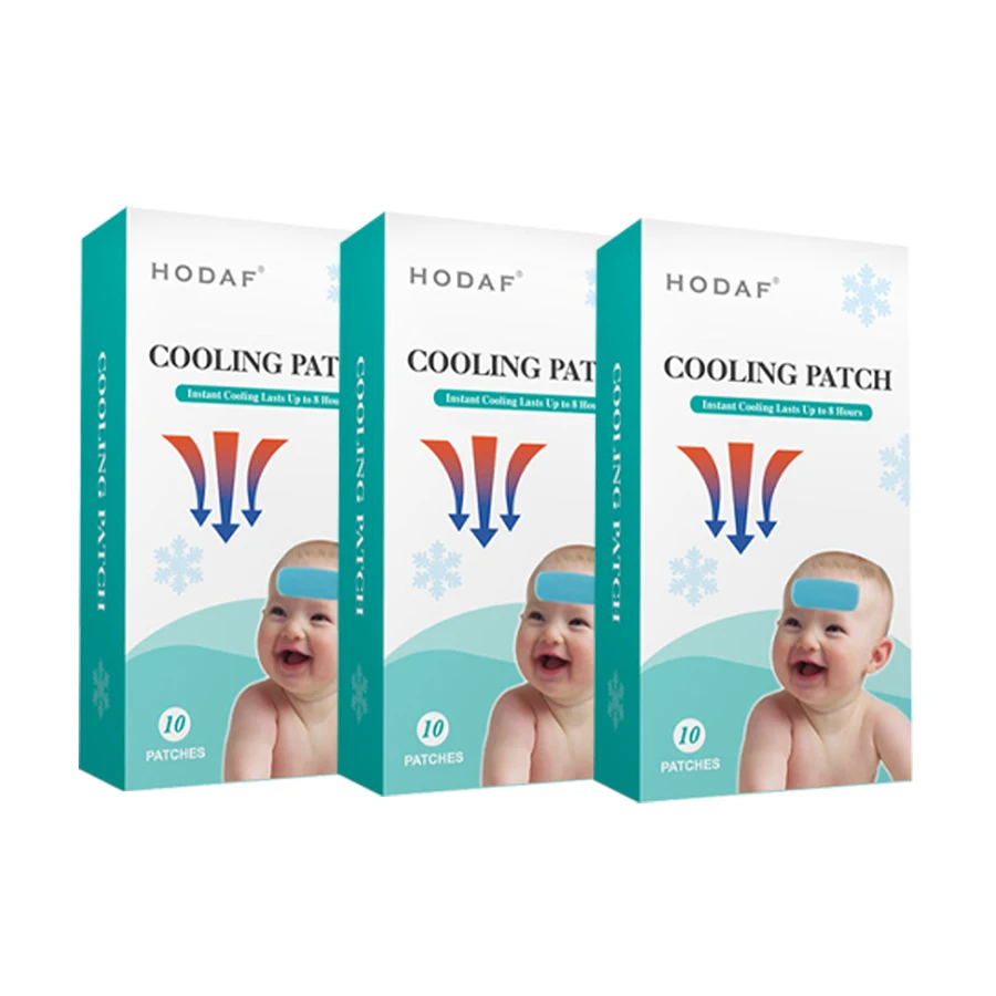 Trending Products 2024 New Arrivals Custom Cool Pad Fever Patch Cooling Gel Patch for Kids And Adult