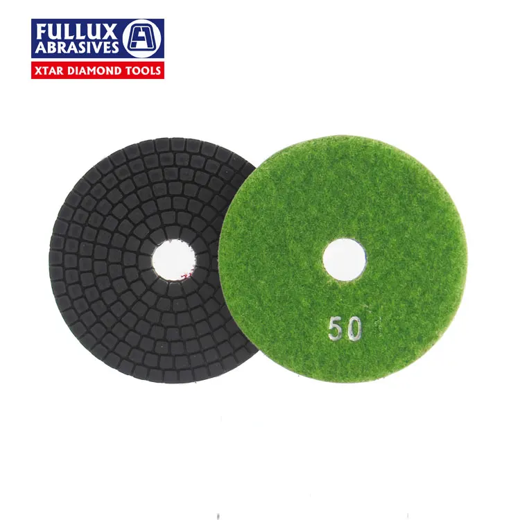 Fullux 7-Steps Diamond wet resin Polishing Pads set For Stone diamond polishing pad resin polishing pad