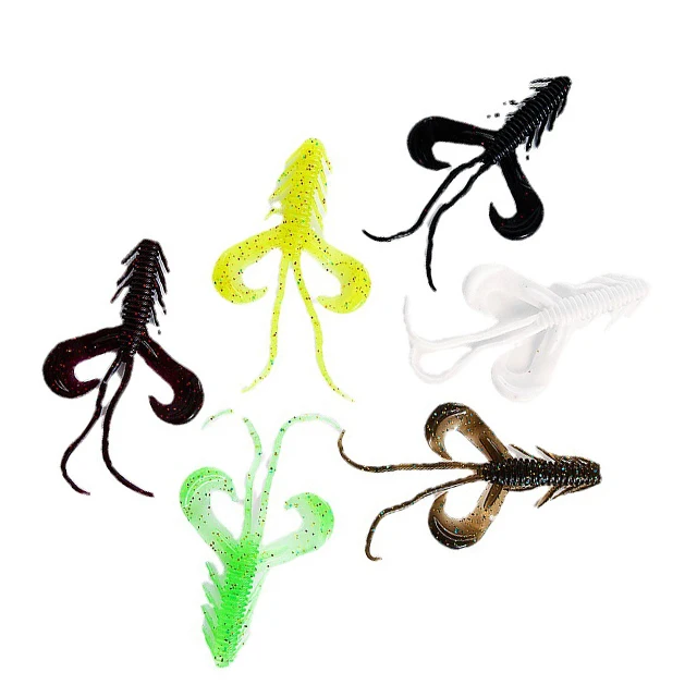 Guosong Floating Fishing 6.5cm 2.5g Soft Lure Wobbler Swimbait PVC Bait Shrimp Bass Carp Lure