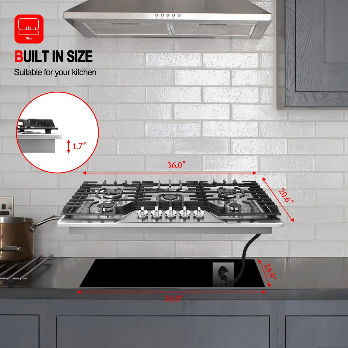 JunSky Professional Manufacturer 30 Inch Design China Wholesale Gas Stove Hot Plates Price High Power Cooking With Estufa De Gas