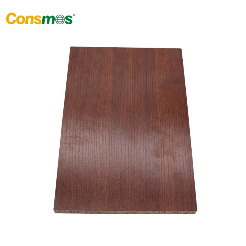 16mm 18mm Furniture Grade E2 E1 E0 Glue Melamine Particle Board for Decoration