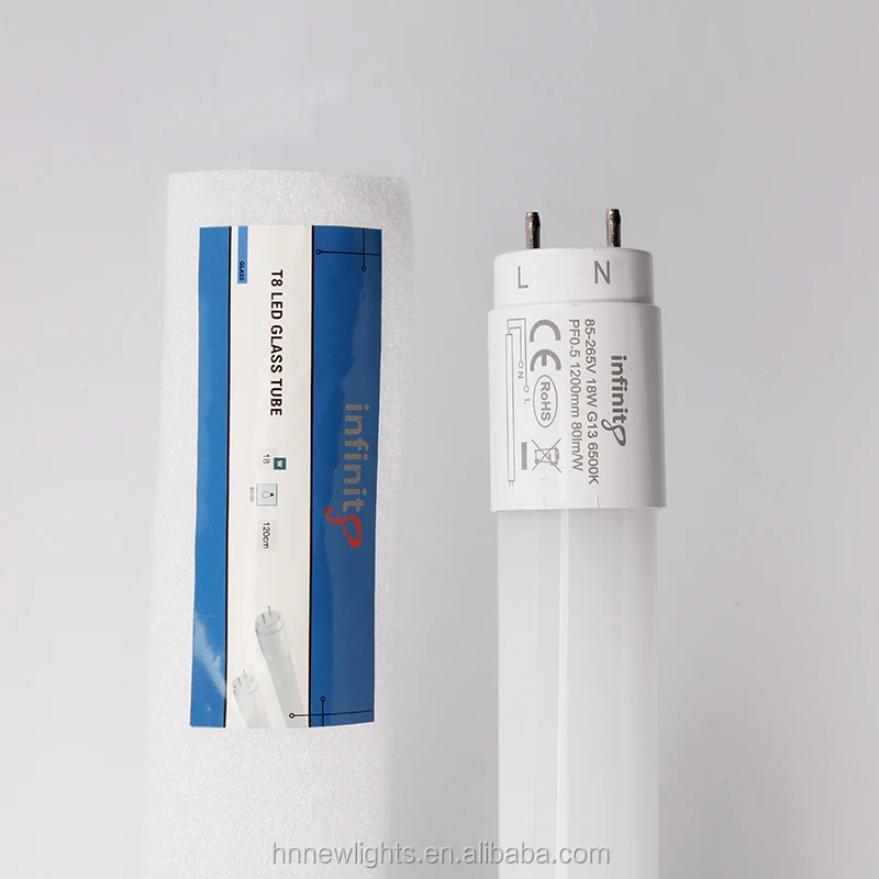 CE ROHS Daylight T8 4ft 1200mm 18 Watt led PC Tube from China Manufacturer