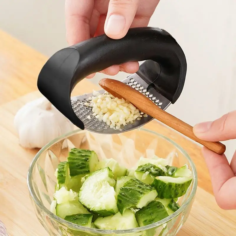 Nice Quality  Mince Device, Smashed Paste Squeezing Garlic Household Stainless Steel Garlic Presses