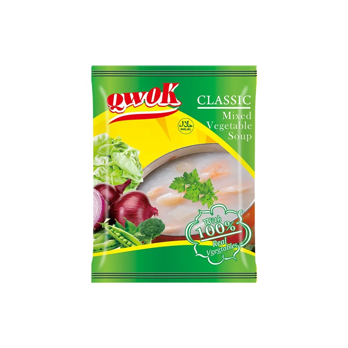 HALAL 50g mixed vegetable instant soup powder seasoning soup OEM wholesale premium natural
