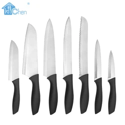 New Design 5 Piece High Quality Carbon Stainless Steel Kitchen Knife Set