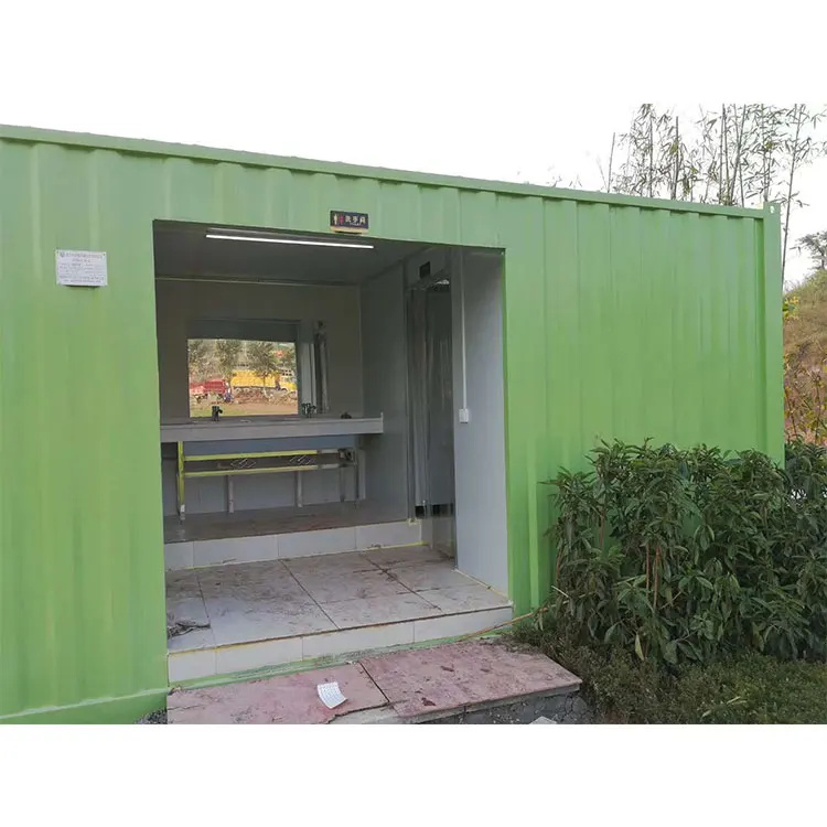 100Mm Pu Panel Open Side 30 Foot Long Expandable Container Toilet Shipping To Philippines