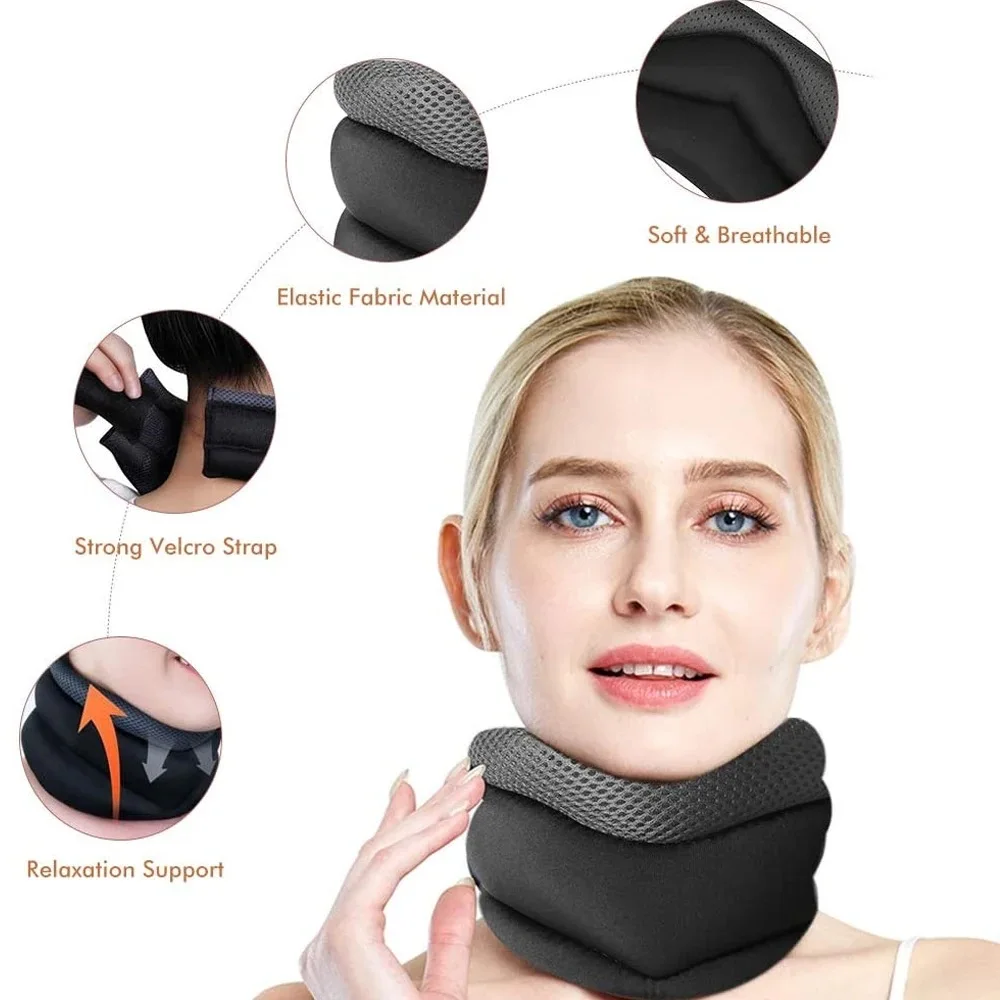 In Stock Soft Protective Comfortable Cervical Neck Collar Relief Neck Pain Relaxer Neck Collar