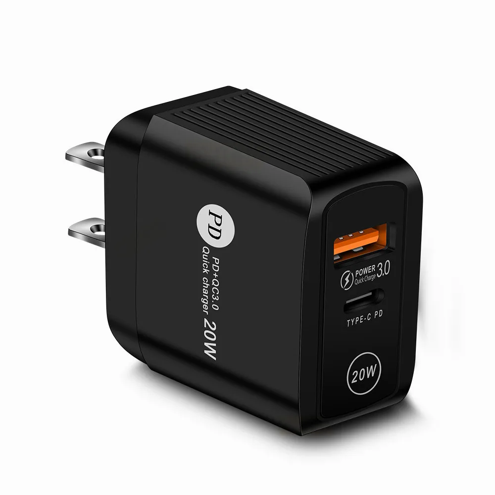 Лидер продаж 2021 новый продукт QC3.0 + PD20W 20wPD мобильные телефоны планшеты мощные наушники многофункциональное зарядное