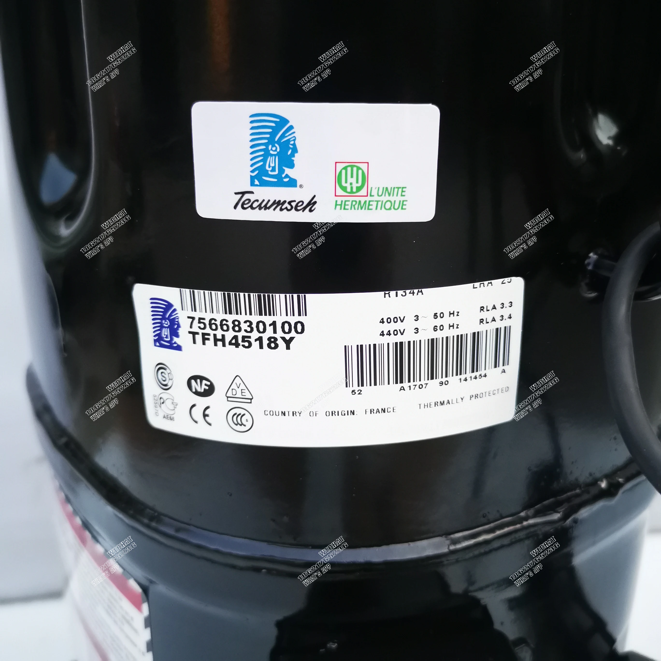Холодильное оборудование 1 5 Hp Tecumseh Компрессор FH4518Y TFH4518Y FH4518 TFH4518 CAJ4513Y CAJ4511Y