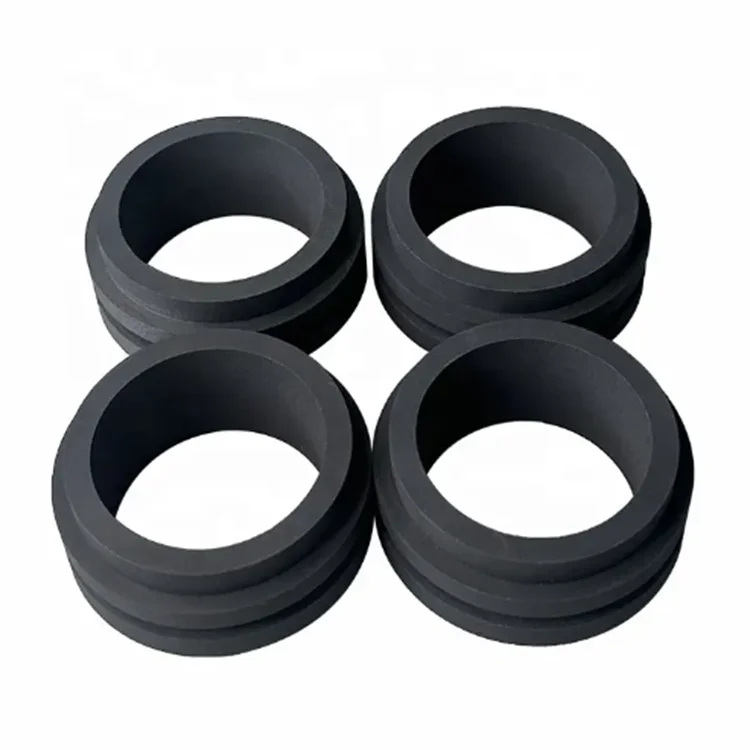 Corrugated graphite rings for mechanical seal