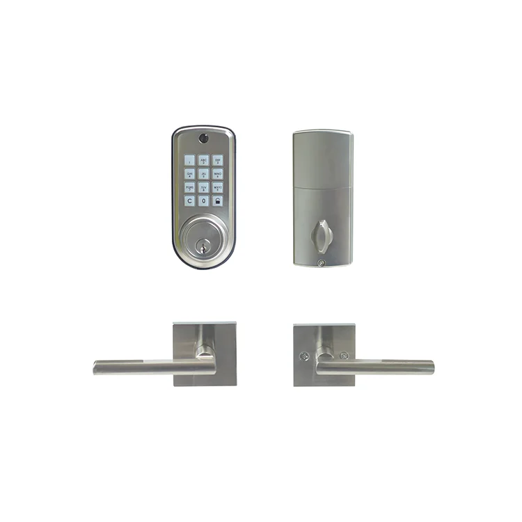 Door Lock Supplier for Electronic Digital Deadbolt Lock with Handle China Box Packing Steel Key SN or Custom 2 Years CN;GUA BES