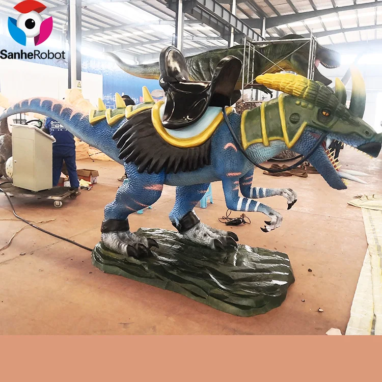 Electric Walking Dinosaur Ride Life Size Popular Customizable Simulation Running Horse Animatronic Animal Animal Robot For Zoo