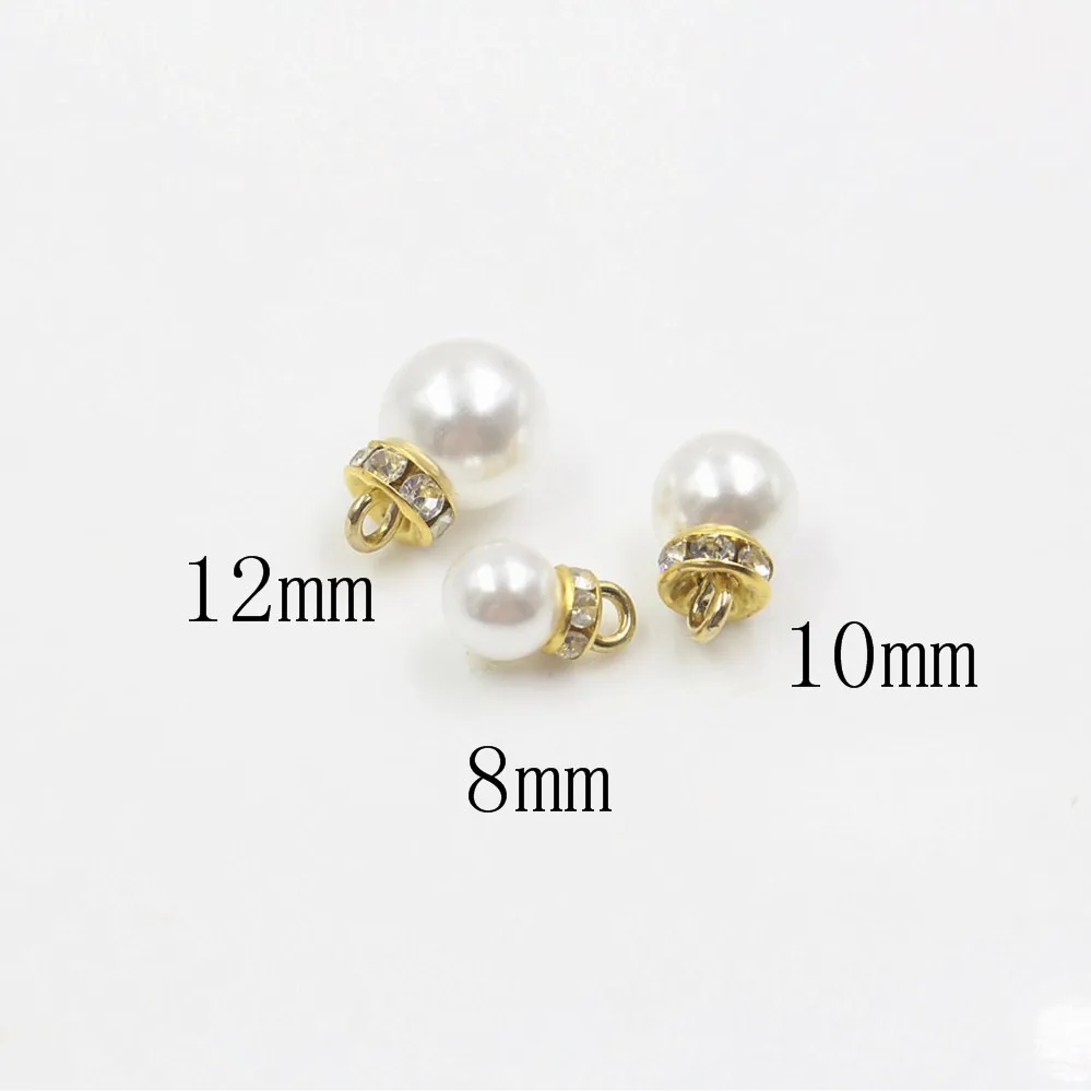 Good Quality Pearl Button For Sweater Coat Decoration Accessories Wedding Gift Pendant For Garment Handmade