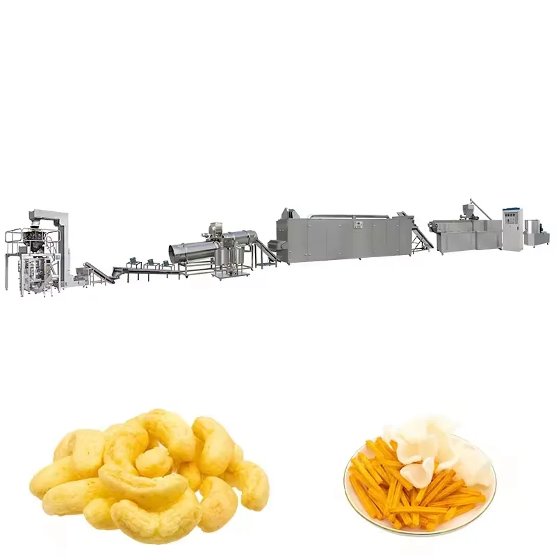 puff snack processing line puffed rice equipment stainless parts for corn puffing machine