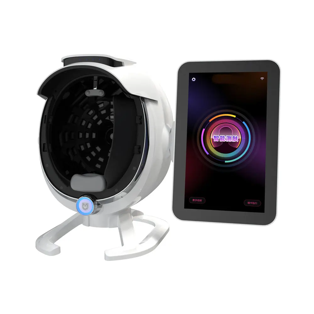 Портативный размер USB Connect с использованием компьютера коллаген волокна кожи анализатор машина сенсорный экран