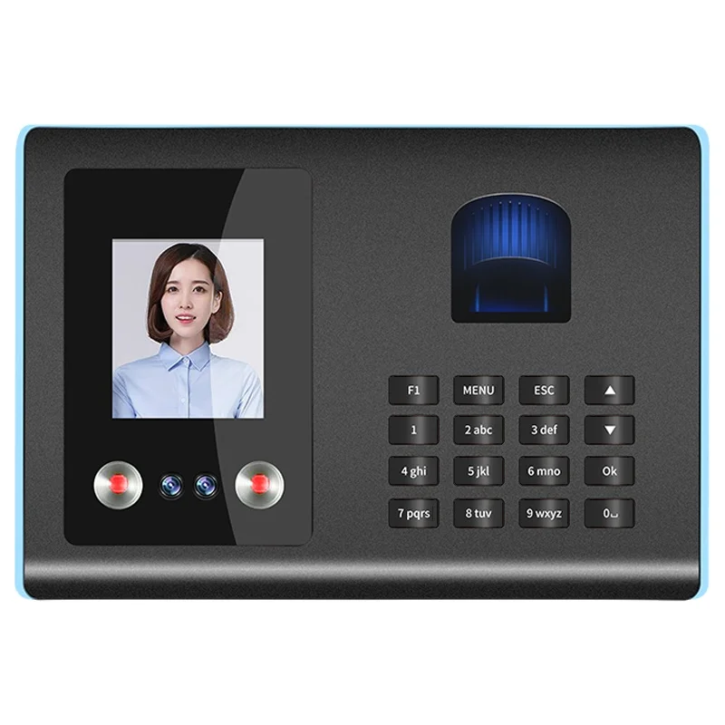 Facial Recognition Time Attendance System FA01 with Data Sheet Download Feature