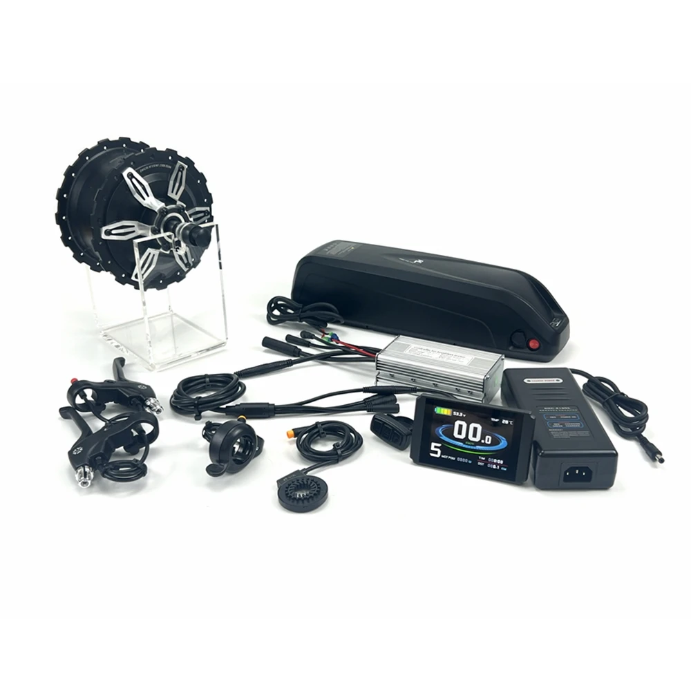 20 24 26 27.5 28 Inch 700C Ebike Motor Conversion Kit 36V 350w500w750w Hub Motor Front Rear Wheel with Hailong Battery