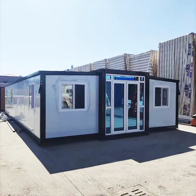Factory Custom 40ft Expandable Mobile Folding Container Portable Prefabricated Houses prefab Home Hotels Sandwich Panel
