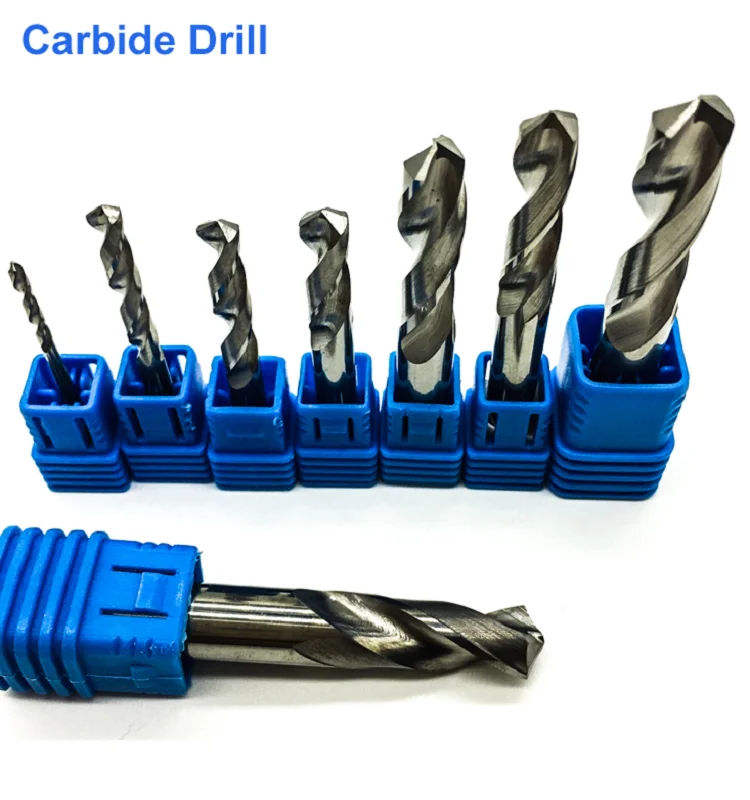 High presion CNC milling cutter machine tools solid carbide tipped router bits for steel and wood