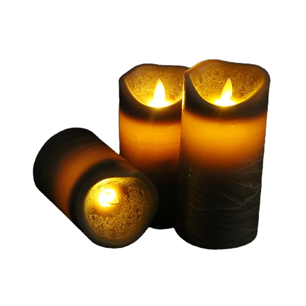 
2020 CHINA FACTORY CUSTOM WAX FLAMELESS CANDLE LIGHT SET, BATTERY OPERATED, REMOTE CONTROL LED CANDLE 