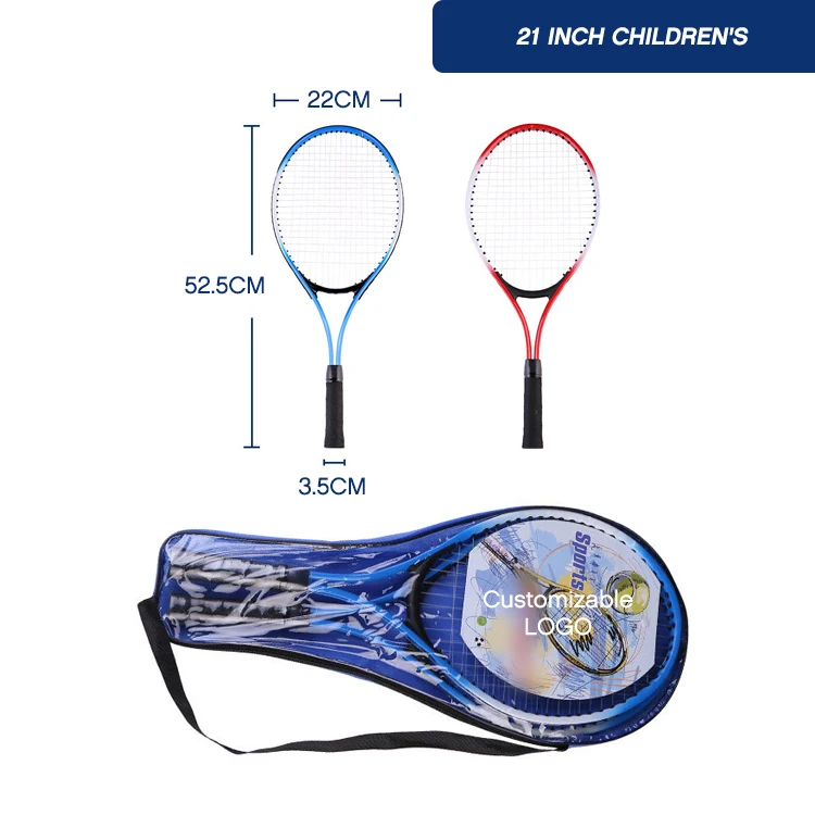 OEM Wholesale Beginner Tennis Racket Professional Adult Kids Lightweight Aluminum Alloy Training Tennis Racket