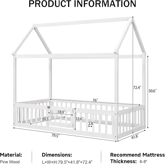 latest designs wood platform princess child toddler bed kids castle beds for kids