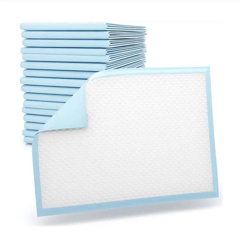 Free Sample Wholesale Medical Hospital Underpads Absorbent Bed protection 5 Ply Urine Pad for Bed Adult Disposable Underpad