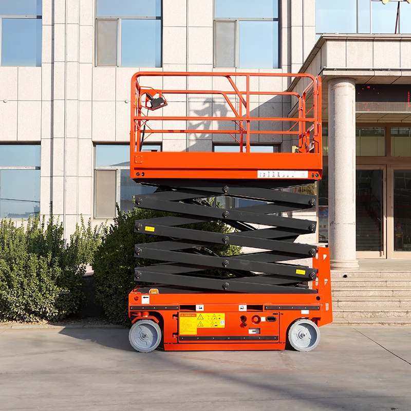High-Altitude Work Platform Construction Elevator Self-Propelled Electric Elevator Hydraulic Small Mobile Scissors Lift
