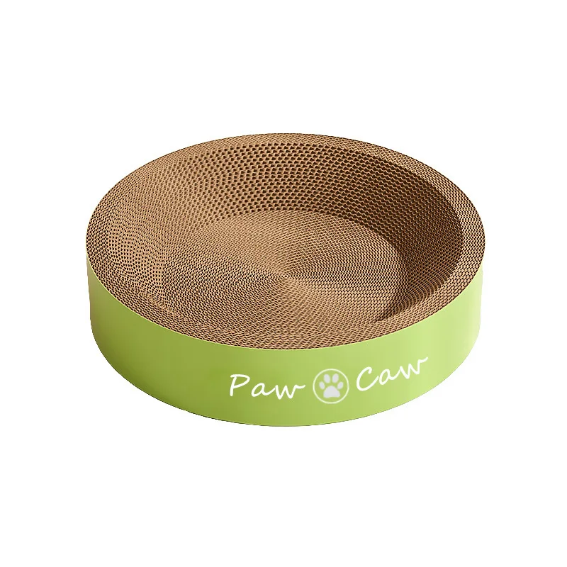 Hot Durable Grinding Claw scratching bed Wholesale Round Recyclable Corrugated Cardboard Wear-resistant Cat Scratching board