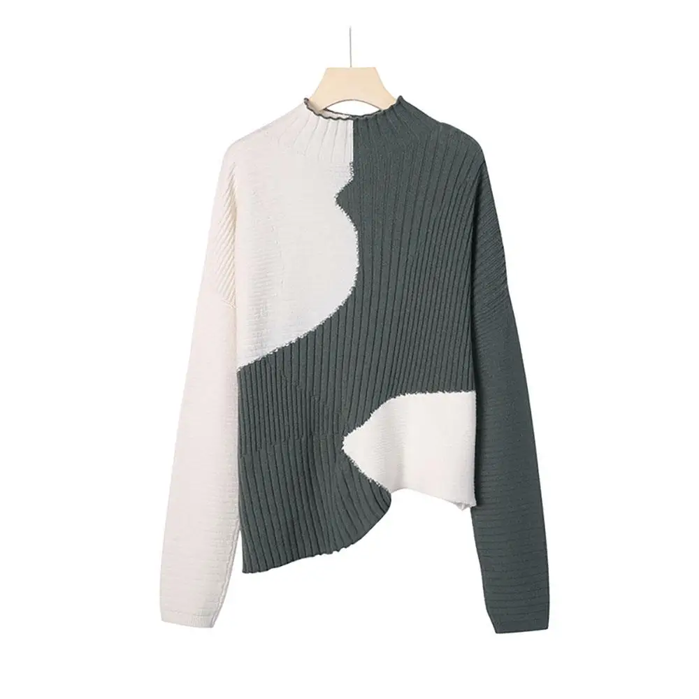 Fashion-Forward Oversized Sweater with RWS Certified Merino Wool Blend