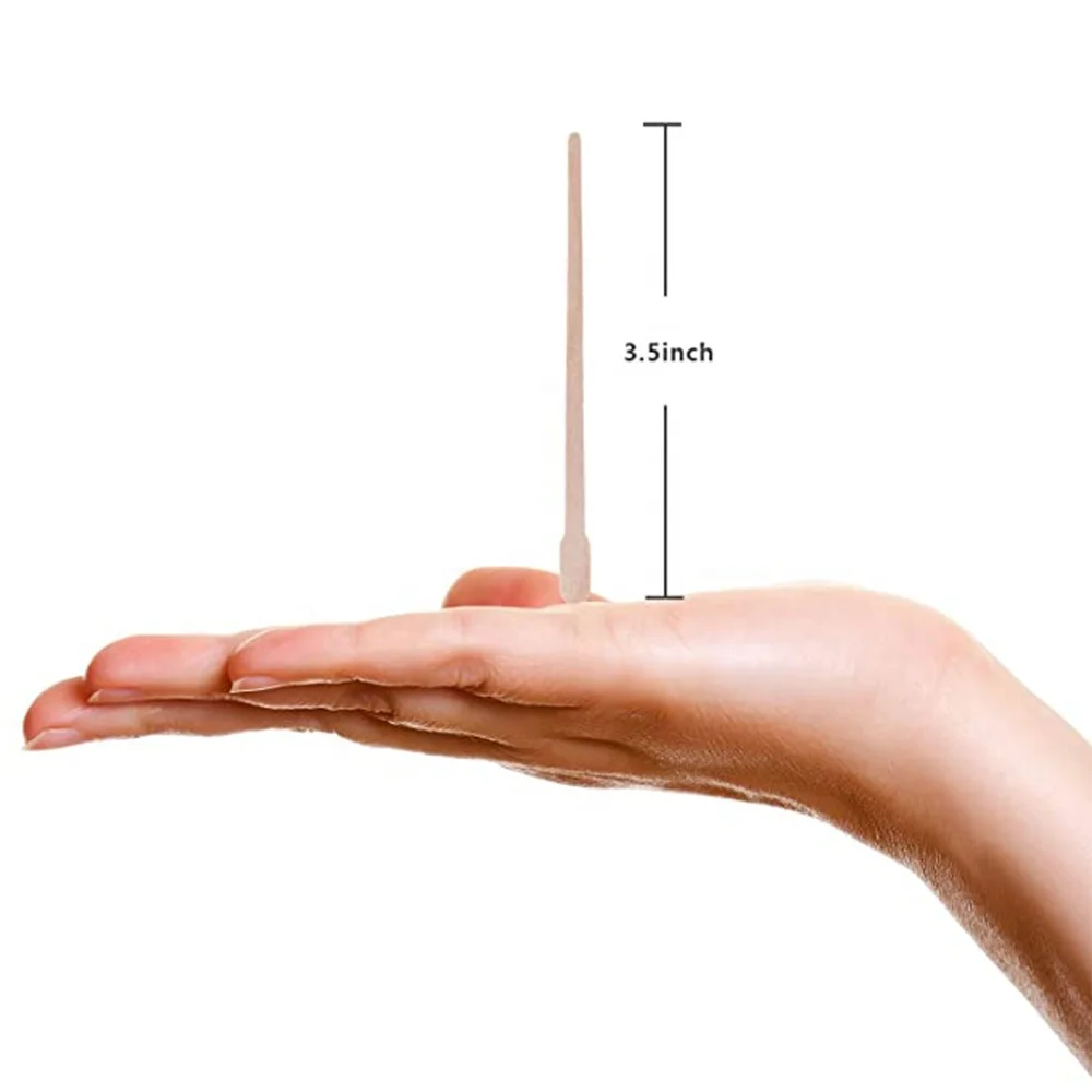 400 Packs Wax Spatulas Whaline Small Wooden Waxing Applicator Sticks Face & Eyebrows Hair Removal Sticks