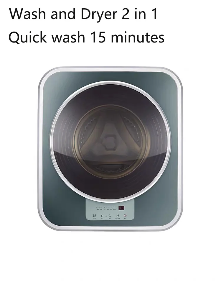 wall-mounted smart 3kg front loading mini laundry washer & dryer washing machine  Boats Trailers Camper Caravan & Marine RVs