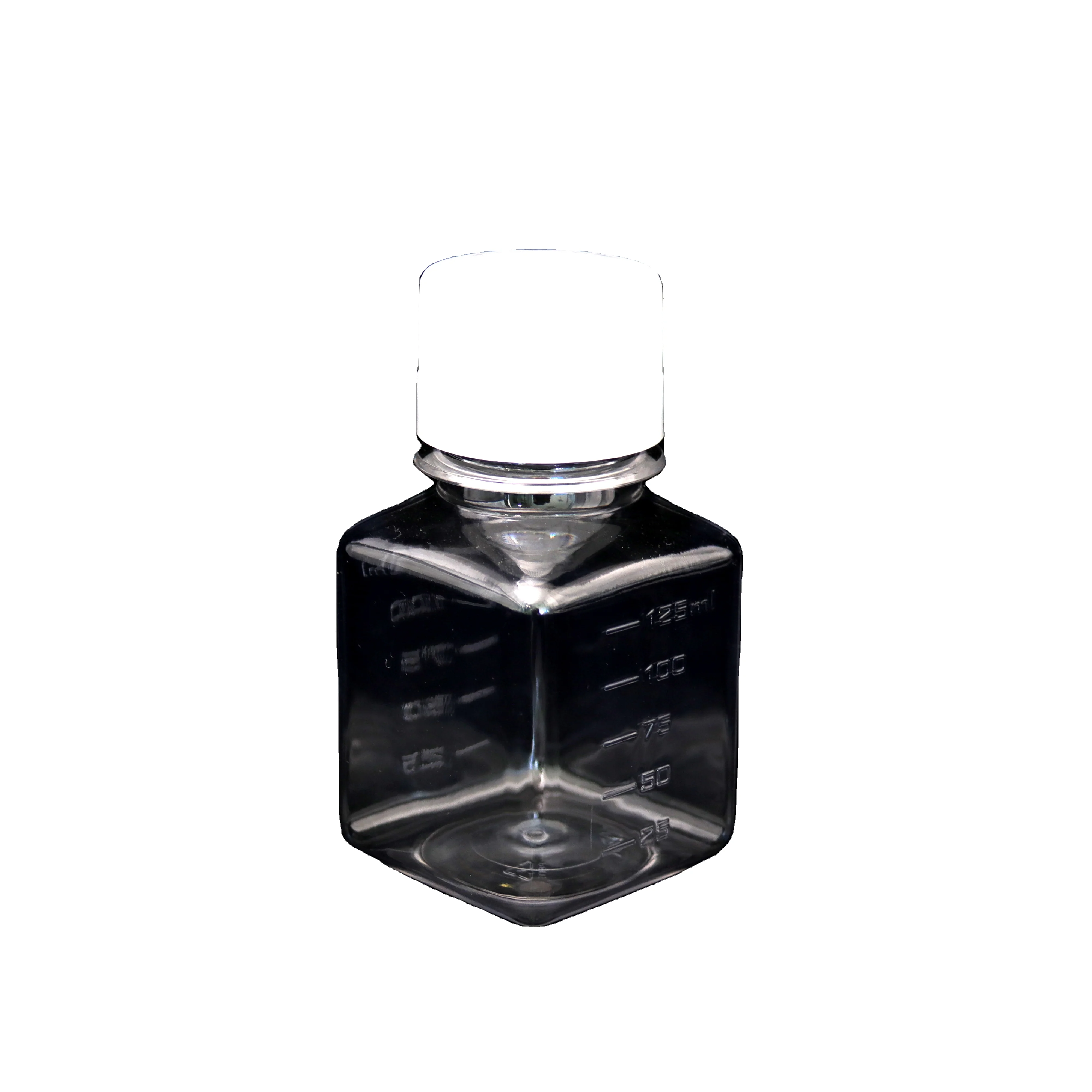 Media Lab Bottle  pet Graduated  Rubber /Liner of high quality