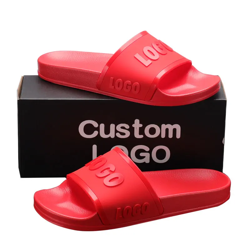 Xsheng New Style Latest Oem Custom Memory Foam Slipper Rainbow Slippers Memory Foam Slipper Turkey Luxury Slide Sandals  For Lad