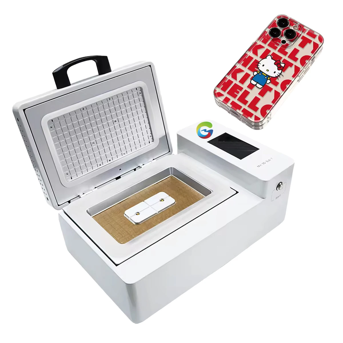 Portable & Comapct mini 3d sublimation heat press machine DIY phonecase headphone keyboard