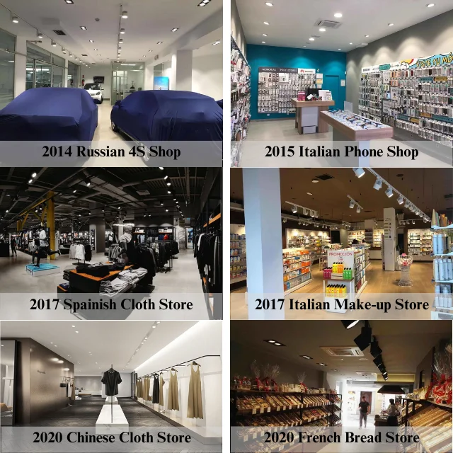 RONSE Modern LED Track Light Rail AC220V Mounted Track Lighting System  LED Cob Chip 35W 4 Wires Track Light