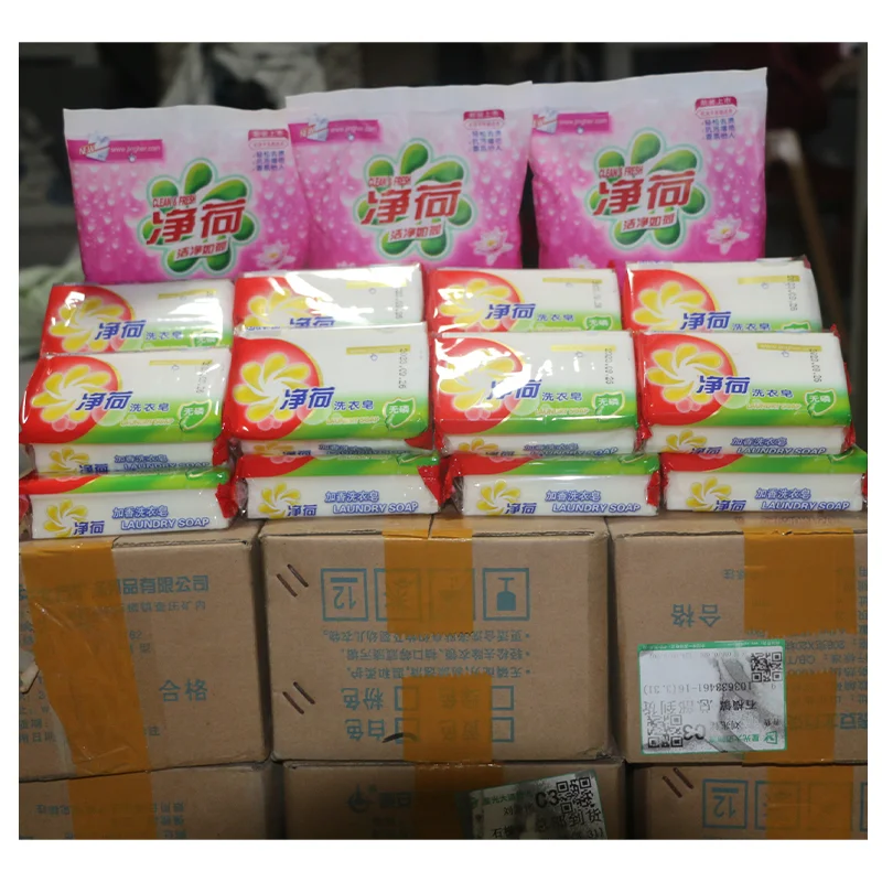Ghana Hot Selling Product Combination Set Laundry Soap Promo Pack with very top sales washing powder & soap