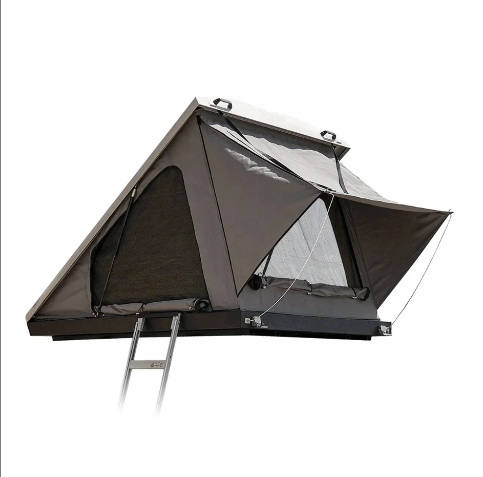 Pop Up Abs Light Hard Top Roof Tent Aluminium Roof Top Tent 4X4 For Camping Gear Off-Road Glamping