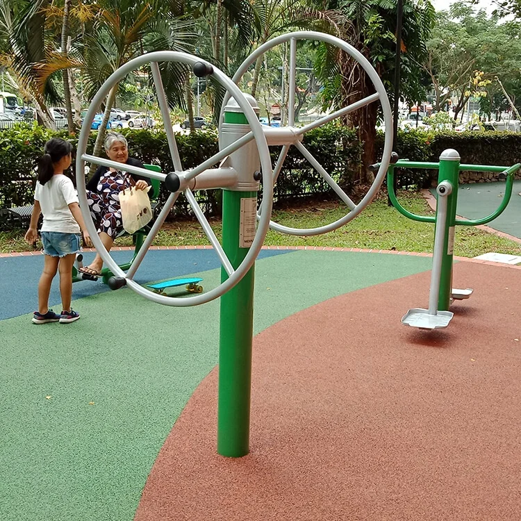 GYX-A03 один Тай Чи обсушки салатных листьев гимнастический Уличное оборудование для фитнеса рука колеса