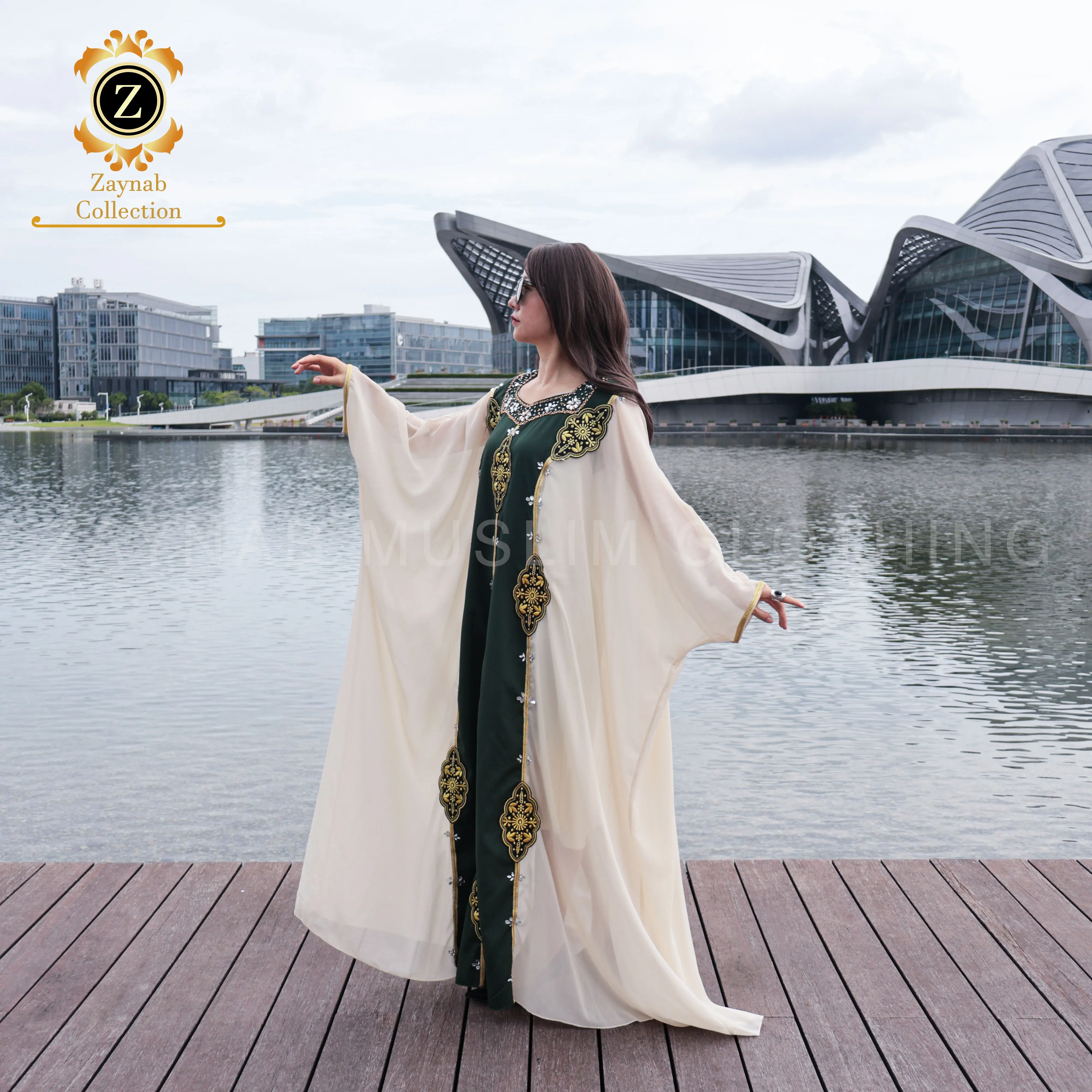 Zaynab Abaya Muslim Jalabiya Eid Abaya Muslim Women Women Dress Dubai Elegant Dubai Jalabiya Abaya Women Muslim Dress Jalabiya
