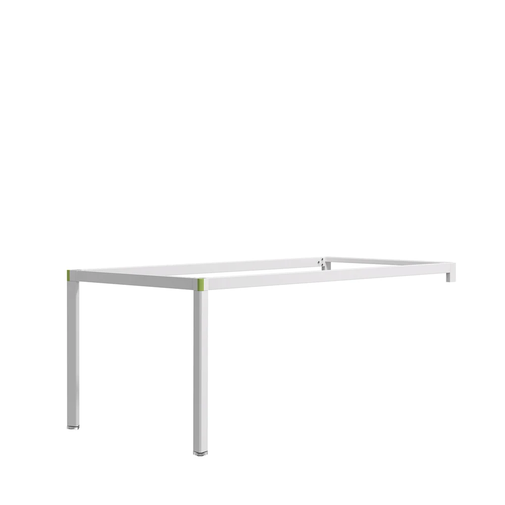 Simple modern L shaped industrial storage file home office table chair desk frame metal legs mobile pedestal for boss executive