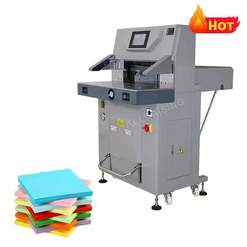 Automatic hydraulic small a4 ream paper guillotine paper sheet cutter machine cut guillotine paper cutting machine for sale