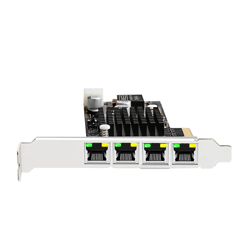 Sale Wired Network Lan Card Hz-i350-t4 Server Network Lan Card Intel I350-f2 PCI EXPRESS I350 Rj45 Ethernet Adapter