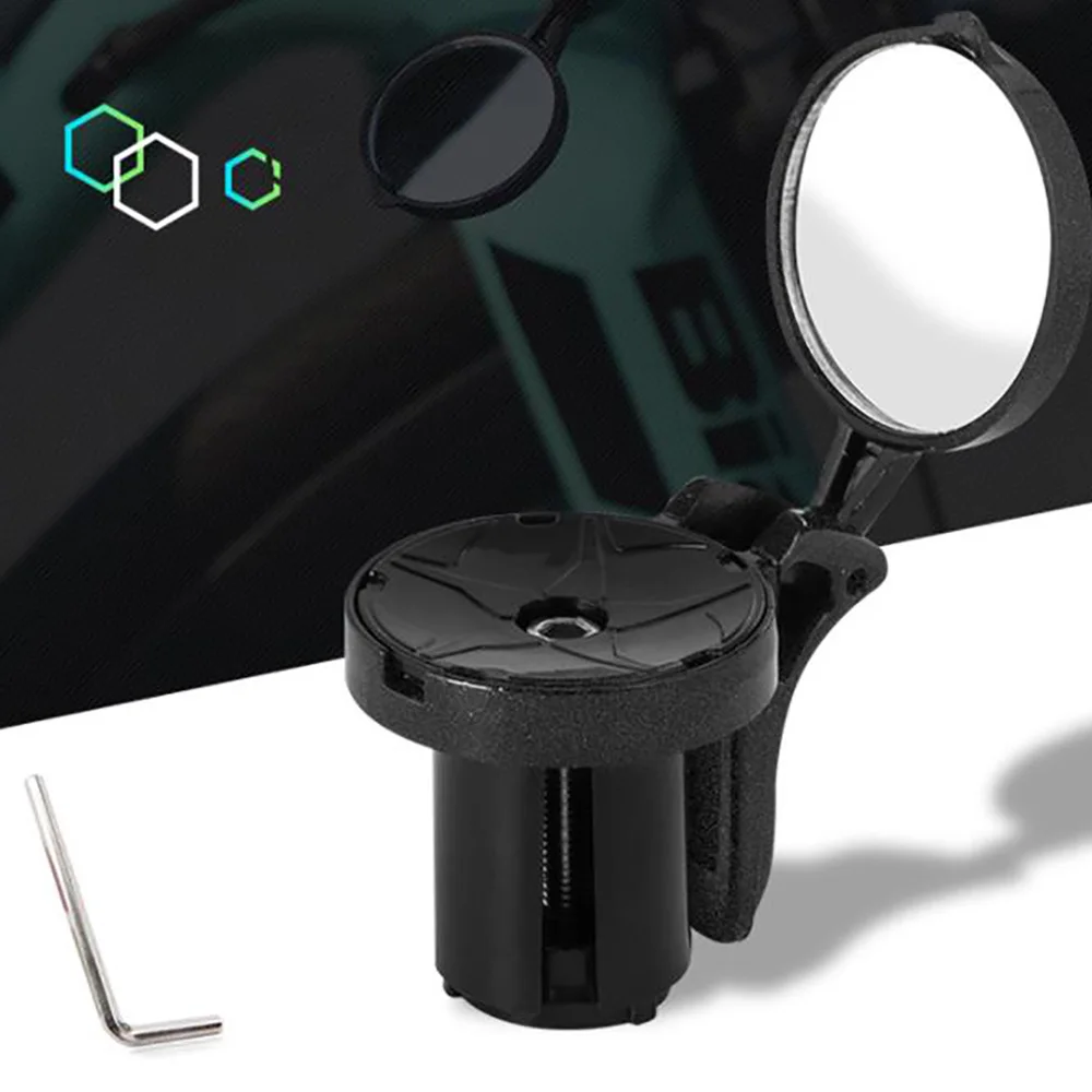 UPANBIKE bike rearview mirror road bicycle handlebar plug adjustable reflective mirror
