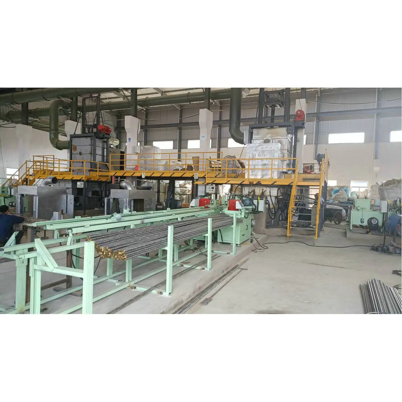 Brass Rod With Two Furnace Bodies For Making  Continuous Casting Machine