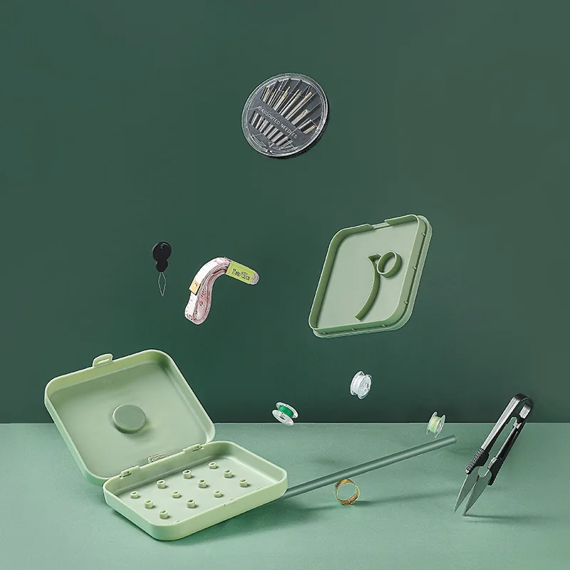 Household Multifunctional Sewing Box Hand-stitched Needle Thread Sewing Storage Box Set